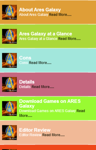 Ares Galaxy Guide截图1