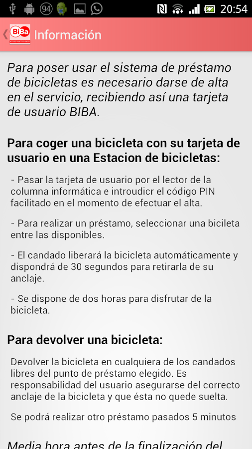 BiBa Bicicleta Pública Badajoz截图7