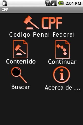 CPF – Código Penal Federal截图1