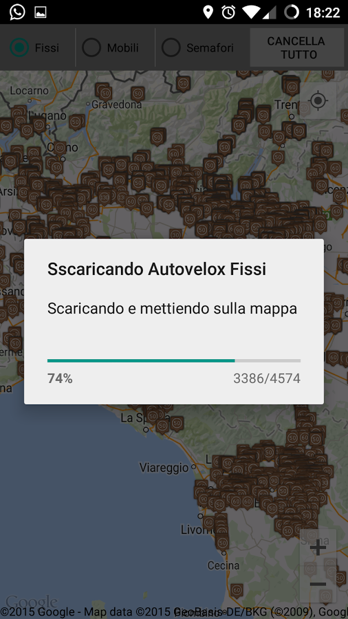 AutoVelox Fissi e Mobili Map截图3