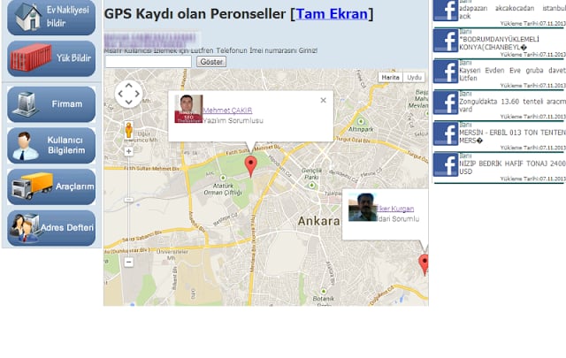 Personel GPS Takip截图3