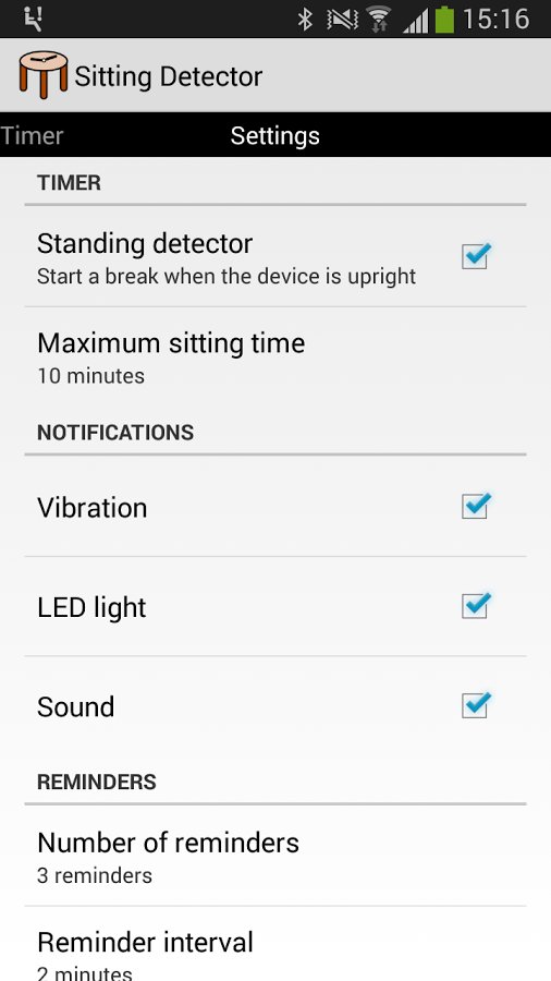 Sitting Timer截图2