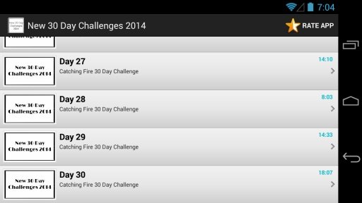 New 30 Day Challenges 2014截图3