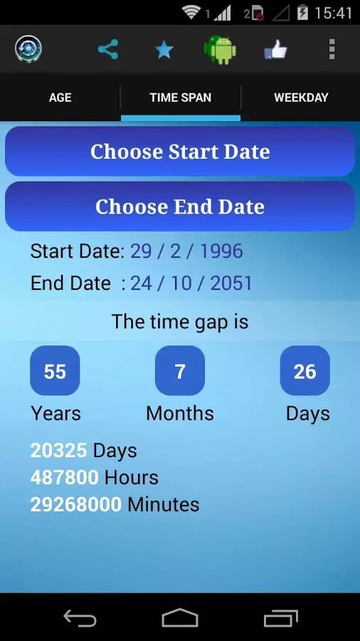 DOT AGE (Age Calculator)截图3