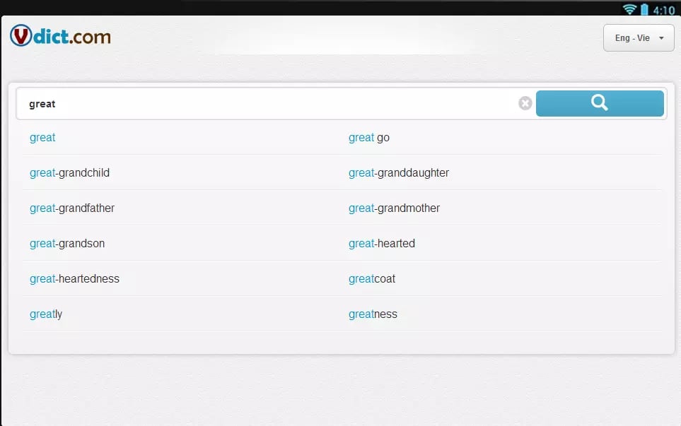 VDict - Vietnamese Dicti...截图4