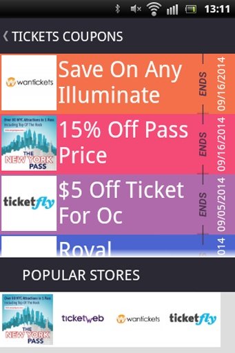 Cheap Tickets Coupons截图4