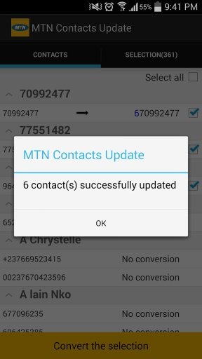 MTN Contacts Update截图1