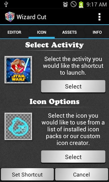 Wizard Cut Icon Changer截图3