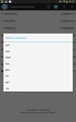 Cryptsy Coin Price Checker截图2