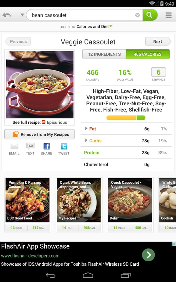 Recipes & Nutrition截图1