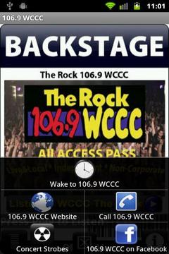 The Rock 106.9, WCCC截图