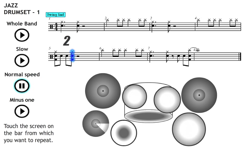 Play Drums Set Jazz 1截图5