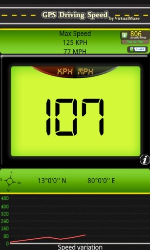 GPS Driving Speed截图4
