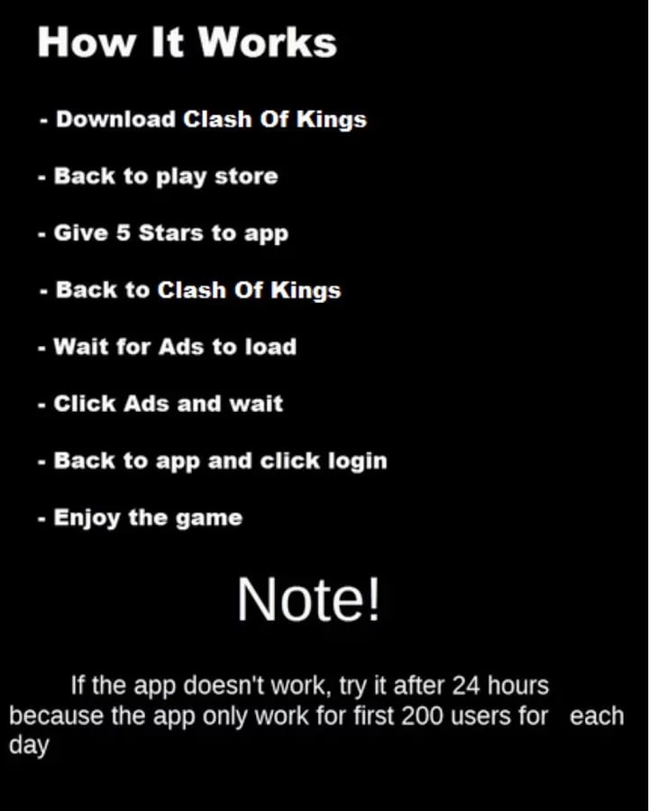 Cheats for clash of king...截图1