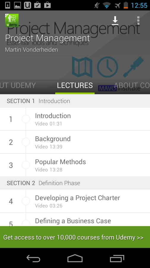 Project Management Tutor...截图3