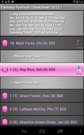 Fantasy Football Cheat Demo截图1