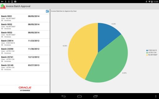 Invoice Batch Appr - JDE E1截图2