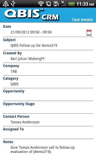 QBIS CRM Android截图3