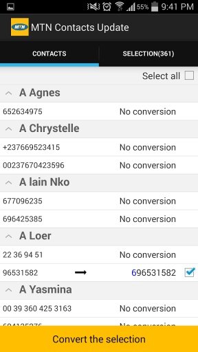 MTN Contacts Update截图5
