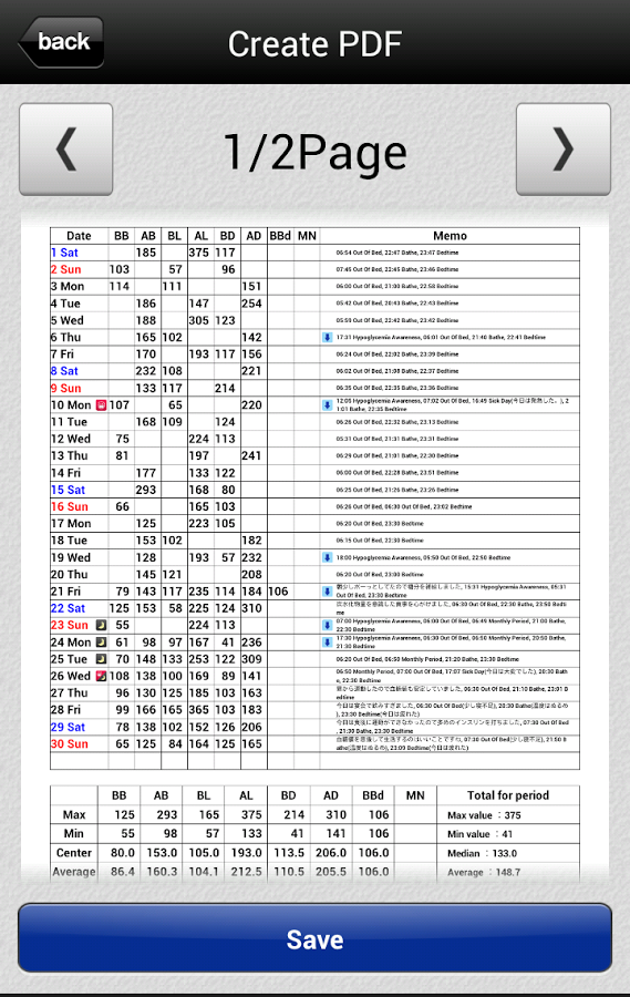 Smart e-SMBG -Diabetes lifelog截图7