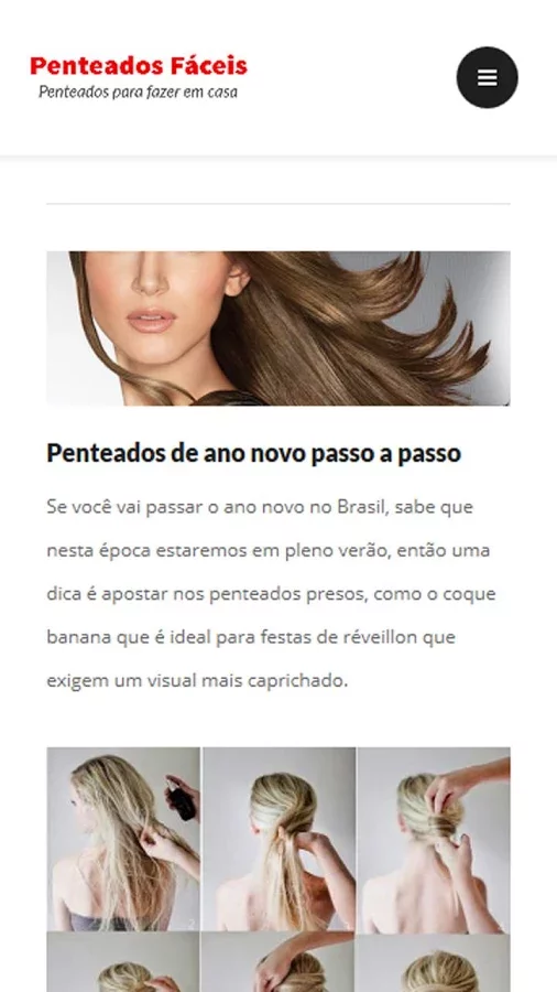 Penteados Fáceis passo a passo截图3