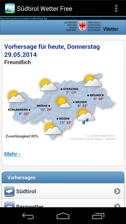 Südtirol Wetter Mobile截图1