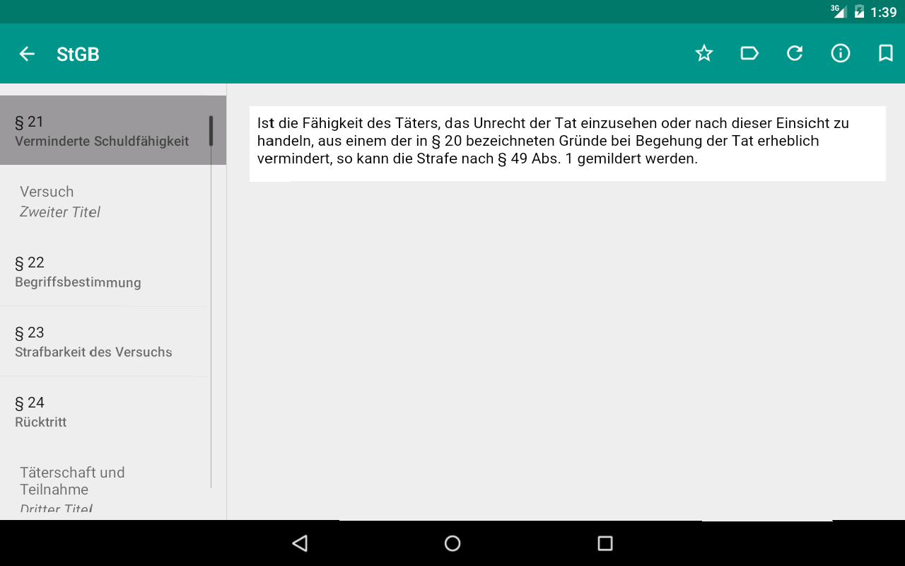 LawDroid – Deutsche Gesetze截图2