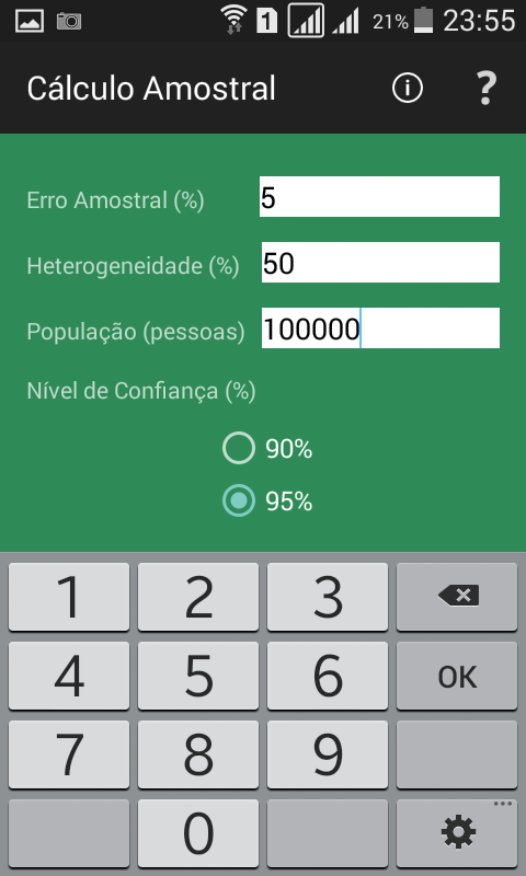 Cálculo Amostral para Pesquisa截图2