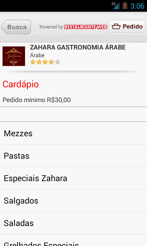 Zahara Gastronomia Árabe截图3