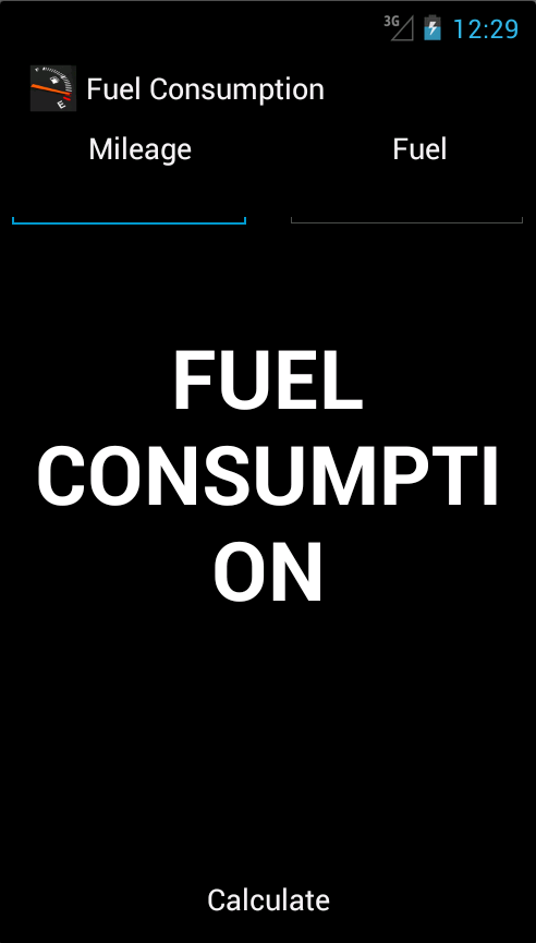 Fuel Consumption Calculator截图1