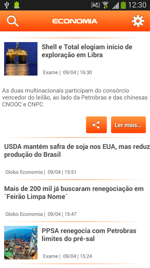Notícias de Economia Brasil截图2