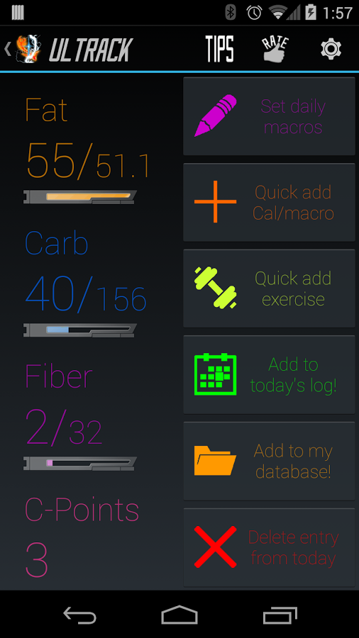 Ultrack: Fast Calorie Counter截图5