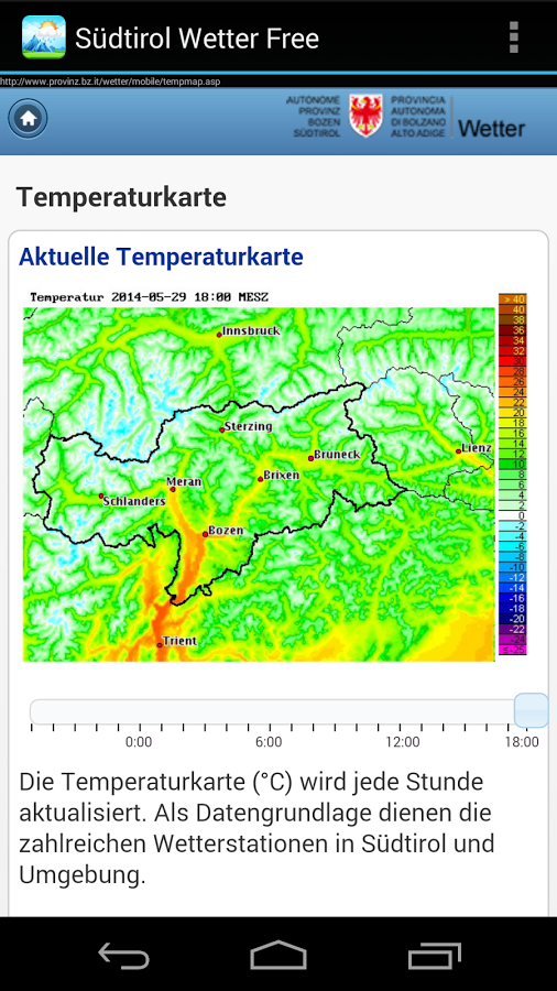 Südtirol Wetter Mobile截图4