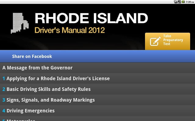 Rhode Island Driver Manual 0$截图1