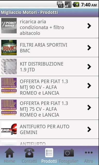 Migliaccio Motori截图1