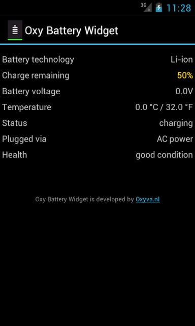 Oxy Battery Widget截图1
