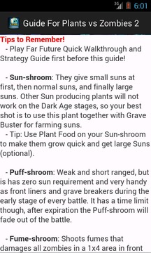 Guide For Plants vs Zombies 2截图