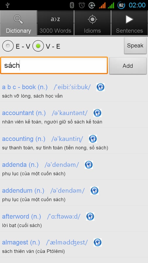 Dictionary English-Vietn...截图2