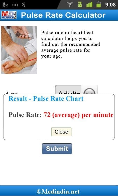 Pulse Rate Chart截图4