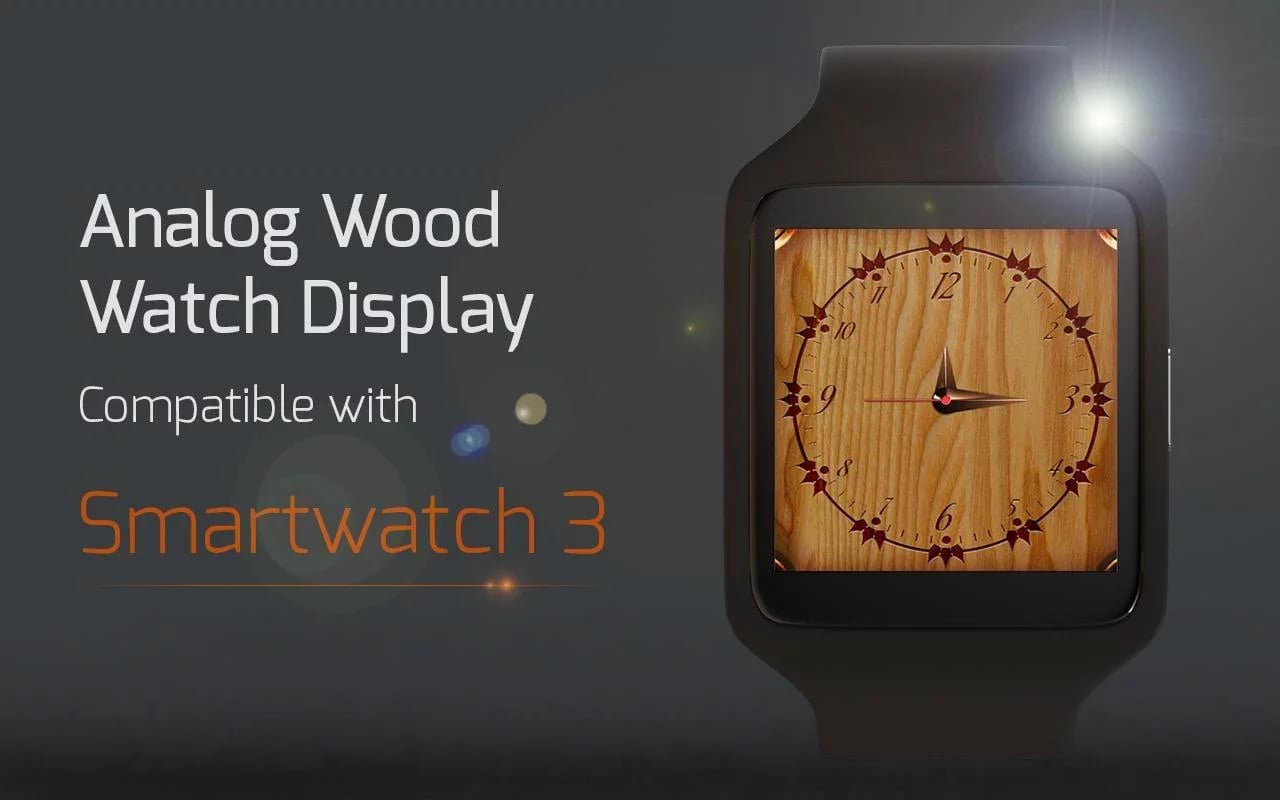 Analog Wood Watch Displa...截图7