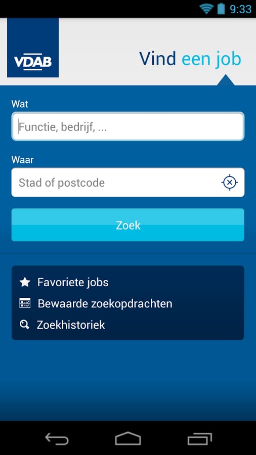 Vind een job截图3