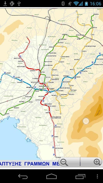 Athens Transport Map - Free截图4