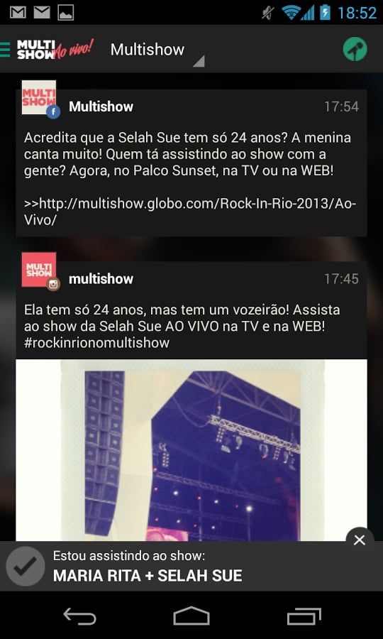 Multishow Ao Vivo截图2