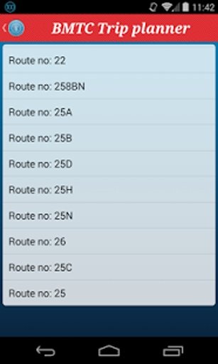 BMTC Trip planner截图8