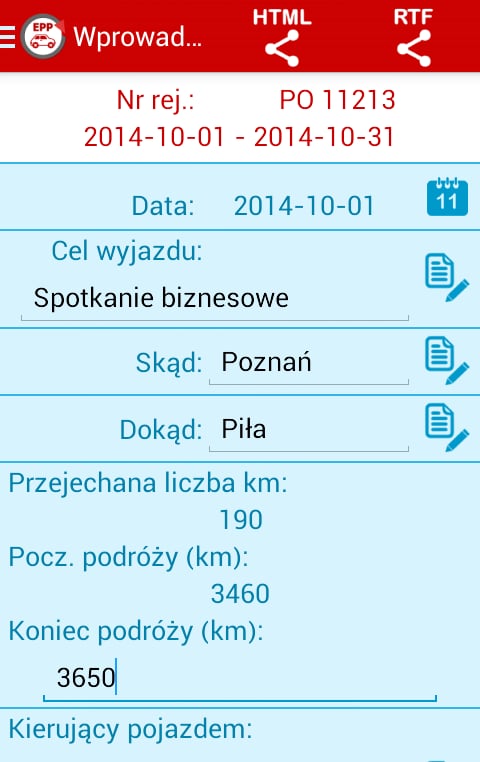 Ew. (free) przebiegu poj...截图3