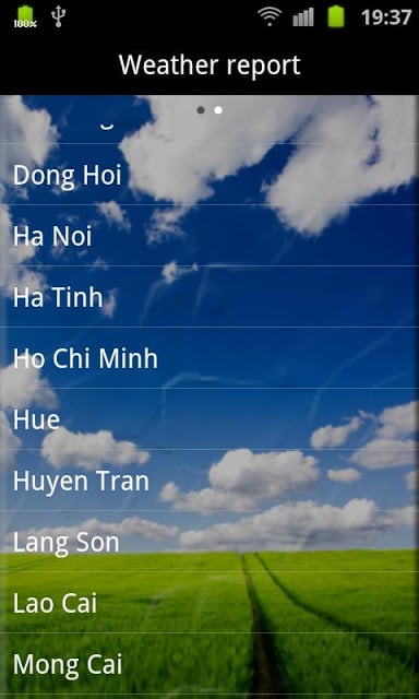 Vietnamese Weather Indicator截图4