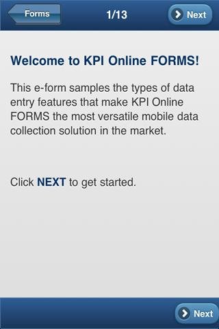 KPIonLine Forms v3.1截图3