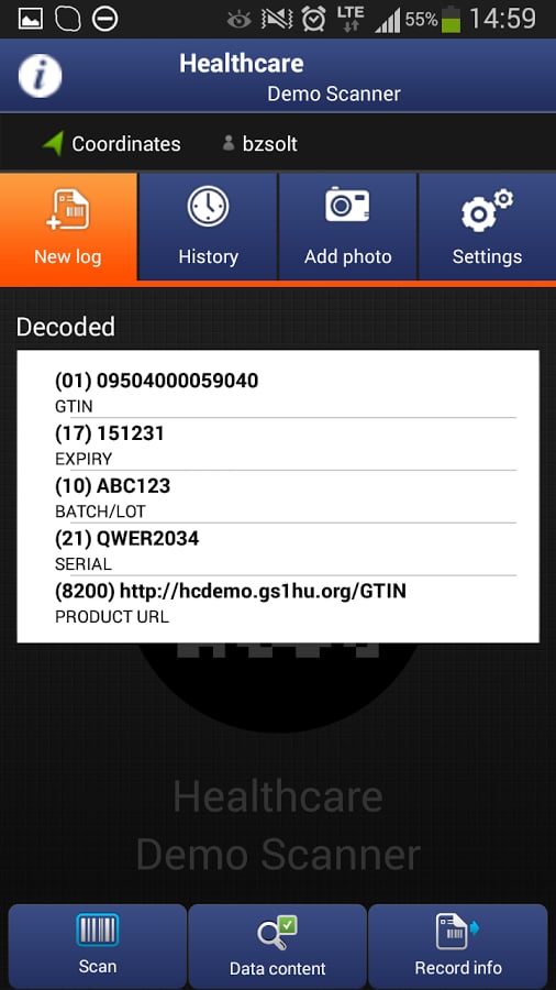 Healthcare Demo Scanner截图4