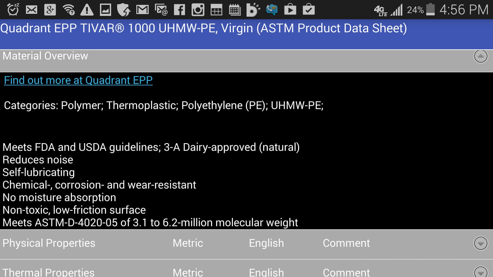 Quadrant Material Select...截图4