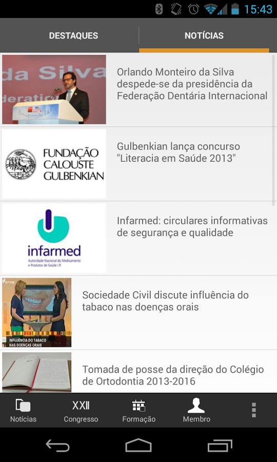 Portuguese Dental Association截图4